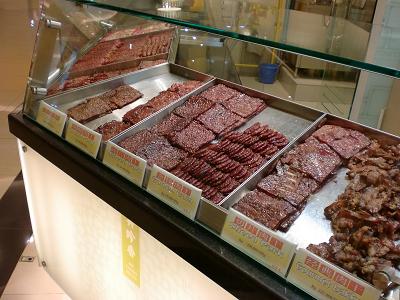 assorted dried pork and beef